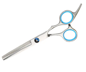 Tijeras de Peluquería Profesionales de Acero Inoxidable, Ligeras, Negras y Rojas, para Adelgazar el Cabello, para Uso en Salones de Belleza - Product Image 3