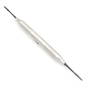 Periotomo de doble extremo, recto y serrado # Instrumento de Extracción Dental y Corte del Ligamento Periodontal de 6 Piezas, Color Negro - Product Image 1