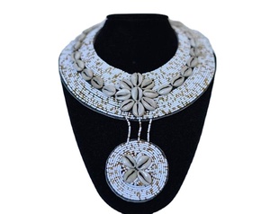 CRYSTAL CRAFT Multi Layer Color Stone Beaded Bib Necklace for Women Long Strand African Necklace for Women - Product Image 1