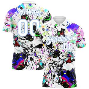 OEM <b>Custom</b> Sublimation Golf Shirt 100% Polyester Polo Sports Team Club Uniform Wholesale Personalized Logo Name Printed Athletic - Product Image 1