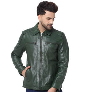 Chaqueta de Cuero para Hombre, Nueva Moda de Invierno, Cuello Alto, Logotipo Frontal, Impermeable, Transpirable, Ecológica, Calefactable, de Alta Calidad - Product Image 6