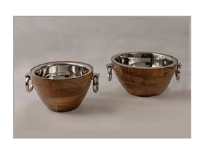 Set Of 3 Aluminum Chocolates Serving Bowl Fantastic Design Round Shape Fruits Bowl With Premium Quality Bowl - Product Image 1