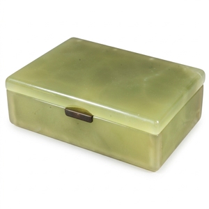 Boîte à cigares en bois d'onyx vert de luxe avec humidificateur et coupe-cigares, coffret cadeau, finition laquée élégante, support de rangement pour cigares - Product Image 2
