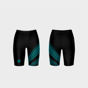 Pantalones cortos de ciclismo negros para hombre con patrón geométrico, ropa interior acolchada sin costuras para entrenamiento en carretera - Product Image 4