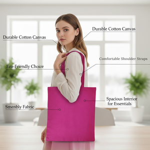 Bolsa de Mano Ecológica Personalizada, Biodegradable, de Algodón de 4oz/5oz/6oz, Reciclable, con Logotipo Impreso, para Compras, Promociones - Product Image 6