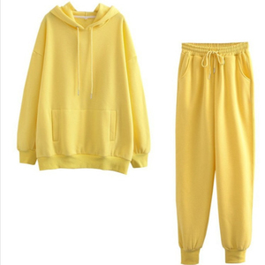 Unisex Light Green Cotton Tracksuit Set Quarter-<b>zip</b> <b>Sweatshirt</b> Full Length Pants Side Pockets Casual Autumn Wear Lightweight - Product Image 3