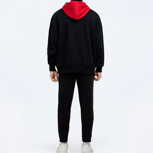 Neon Yellow Bright Pullover Style With <b>Black</b> Drawstrings Custom Logo Print On Front And Back High Quality <b>Men</b> Hoodies - Product Image 6