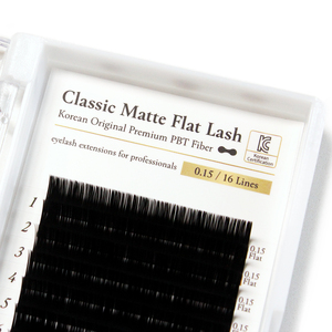 ขนตาปลอมแบบเกาหลีทรงรีขดด้าน0.20มม. ฉลากตามต้องการ - Product Image 4