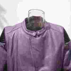 Furat <b>Leathers</b> Custom Men's <b>Leather</b> Biker <b>Jacket</b> Stand Collar Breathable Windproof <b>Winter</b> OEM Service - Product Image 3
