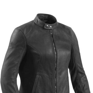 Chaqueta de Motocicleta de Moda para Mujer, Invierno, Ligera, de Alta Calidad, Chaqueta de Cuero - Product Image 3