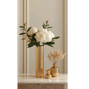 Premium Handmade Eco-Friendly High Quality Iron Floor Flower Vase Customizable Coastal Style Personalized Design for Home Office - Product Image 5