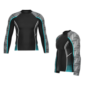 Camiseta de Compresión de Secado Rápido, Anti-UV, Transpirable y Ecológica, Diseño Personalizado, Color Sólido, para Hombre, Protección UV, Poliéster/Nailon - Product Image 6