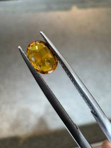 Zafiro Amarillo Natural, Corte Ovalado, 1.40CT, Gema Suelta Facetada de Ceilán con Juego de Color para Joyería, Piedras Naturales - Product Image 3