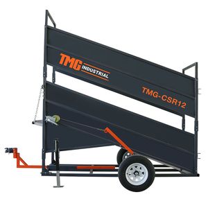 Rampa Portatile Elettrica e Manuale per Bestiame da 12 Piedi (Max.) Capacità di Sollevamento 12 Tonnellate Max. Altezza di sollevamento 600 mm - Product Image 2