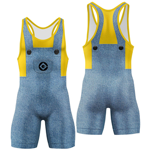 Ropa Deportiva, Singlets de Lucha Sublimados, Ropa de Fitness Reversible y Transpirable, Singlets Unisex para Gimnasio, Corte Bajo, Tallas Grandes - Product Image 4