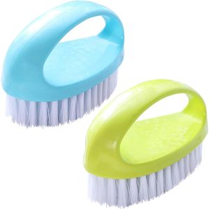 Set di 2 Spazzole Robuste con Setole Rigide in Nylon per Pulizia Bagno e Doccia - Product Image 1