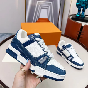 High Quality Luxury Brands Shoes for Men and Women Genuine <b>Leather</b> Designer Men Shoes Famous Brand Trainer Skateboard <b>Sneakers</b> - Product Image 2