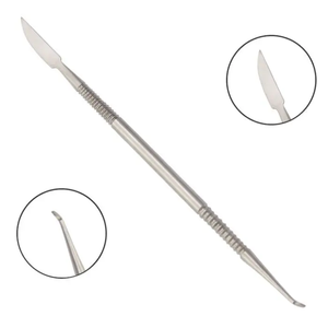 Herramienta de Manicura Reutilizable de Acero Inoxidable con Doble Punta, Empujador y Raspador de Uñas con Diseño de Doble Cabeza - Product Image 3