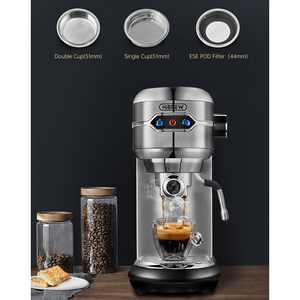 เครื่องชงกาแฟกึ่งอัตโนมัติ3-in-1เครื่องสกัด19Bar แบบ3-ใน-1สำหรับเนสท์เล่มอคค่าลาเต้ผงกาแฟความจุ1/2ถ้วย1450W - Product Image 4