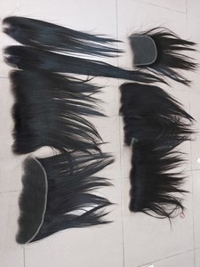 Extensions vierges vietnamiennes 100 % naturelles en gros, qualité supérieure, super double drawn, lisses comme des baguettes, en lots naturels - Product Image 3