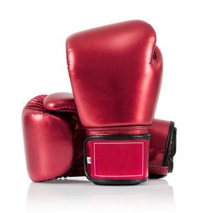 Guantes de Boxeo de Marca Privada, Nuevo Modelo, de Cuero PU, para Muay Thai, MMA, Entrenamiento, Sparring, Guantes de Boxeo Metálicos - Product Image 1