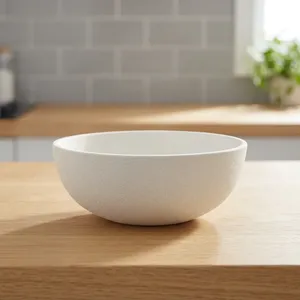 Moderna Cuenco Decorativa Blanca Minimalista de Cerámica, Centro de Mesa para Frutas, para Mesa de Centro, Mesa de Comedor, Encimera de Cocina, Decoración del Hogar - Product Image 3