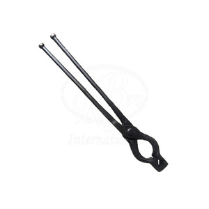 Heavy V-Bit Bolt Tongs Steel 16 Inch Professional Blacksmith Forging and Farrier <b>Tool</b> - Product Image 3