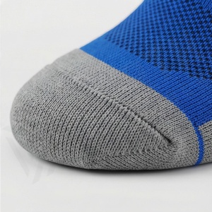 Men <b>Socks</b> Polyester Spandex Nylon Sports Running Breathable Moisture Wicking Athletic Gym Fitness Durable Customized Color Pair - Product Image 6