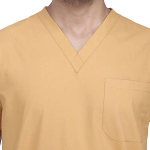Uniformes profesionales de enfermería para hombre, conjuntos unisex de tela elástica transpirable, ropa de trabajo médica para hospital, conjunto de uniforme para hombre - Product Image 3