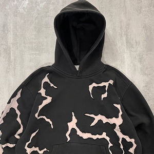 Sweat à capuche de créateur en molleton bouclette 400 GSM 2026 |   Logo personnalisé de grande taille |   Meilleur fabricant de vêtements de marque OEM - Product Image 5