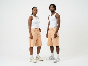 Jorts para Hombre y Mujer con Corte Holgado y Construcción de Mezclilla Resistente para el Estilo de Vida Diario y el Uso en Verano - Product Image 6