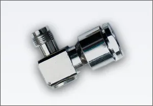 Premium TNC Female <b>Right</b> <b>Angle</b> <b>Clamp</b> Type Connector For LMR 400 RF Telecom Data Network Applications - Product Image 2