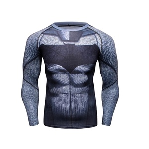 Camiseta de Compresión de Manga Larga para Hombre, Ecológica, de Secado Rápido, Personalizable, UPF50+, Antibacteriana, para Gimnasio y Grappling, Venta al Por Mayor - Product Image 4