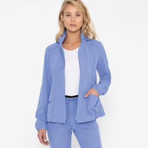 Venta al por Mayor de Uniformes Médicos de Alta Calidad, Chaqueta de Hospital Unisex con Logotipo Personalizado, Tejida, Transpirable y Cómoda, OEM - Product Image 1