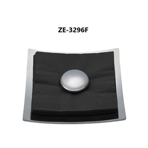 Porta Servilletas Redondo Bordado en Metal Plateado y Dorado de Estilo Vintage, Ecológico, Hecho a Mano, Decoración Moderna para el Hogar y Avión - Product Image 4