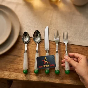 Offre Spéciale 2026 – Ensemble de Cuisine Écologique en Acier Inoxydable et Résine au Design Contemporain STAR CRAFTS – Cadeau de Rentrée Scolaire - Product Image 2