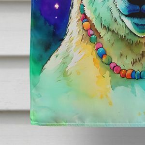 Bandera grande de oso Polar de animales Hippie para poste de manga de porche, pancarta decorativa para patio, obra de arte, colgante de pared Multicolor hecho de poliéster - Product Image 4