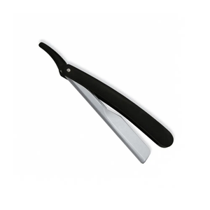 มีดโกนหนวดแบบมีด้ามจับสแตนเลสกันลื่น คุณภาพสูง ระดับมืออาชีพ ใบมีดสองคม ปลอดภัย สำหรับดูแลความงามและร้านตัดผม - Product Image 5