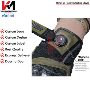 Guantes de Motocicleta, Equipo de Protección, Alta Durabilidad, Ajuste Cómodo, Material Ligero para Motociclistas - Product Image 4