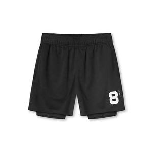 2023 <b>Men's</b> Sports <b>Running</b> <b>Shorts</b> Breathable Mesh Double Layer 1 Inch Stretchable Gym <b>Short</b> with Solid Pattern Wholesale Price - Product Image 1