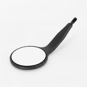 Miroir buccal dentaire double face anti-buée rhodium édition noire, instrument chirurgical manuel de classe I - Product Image 5
