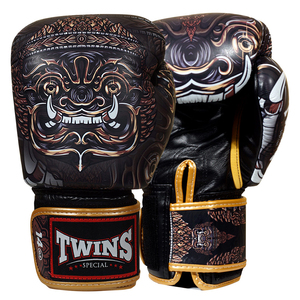 ถุงมือชกมวยคู่แฝด Oem Fighting Twins รุ่นสั่งทำพิเศษ สำหรับฝึกซ้อมมวยไทย ระดับมืออาชีพ ผลิตจากหนังแท้ ระบายอากาศได้ดี ซับเหงื่อ - Product Image 6