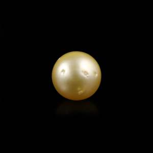 Perle dorée de qualité supérieure, pierre précieuse non montée de 4,35 carats pour bijoux fins - Product Image 1