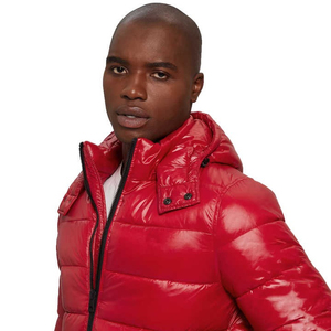 Wholesale Men's Custom Winter Down Puffer <b>Jacket</b> Hooded Casual Outerwear Warm Quick Dry Breathable Zipper Puffer <b>Jacket</b> - Product Image 6