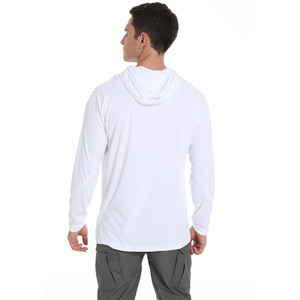 Camiseta Deportiva para Hombre, 85% Nailon, 15% Elastano, UPF 50+, Ropa Deportiva para Correr al Aire Libre, Protección Solar, Camiseta de Pesca - Product Image 4