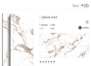 Carreaux de porcelaine modernes brillants haute résistance 800x1600 1200x1800 750x1500mm, grandes dalles pour usage commercial - Product Image 5