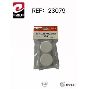 Bouteilles de voyage de 10g pour le stockage et la distribution – Botellas Para Viaje - Product Image 1