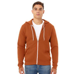Sweat-shirts à capuche zippés Bella Canvas 100% coton pour homme, pour la saison hivernale, sweats à capuche zippés pour homme sur mesure - Product Image 6