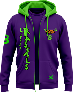Sudadera con Cremallera Demonz Rvoboyz para Hombre, Estampado por Sublimación, Estilo Hip Hop, Felpa de Poliéster/Algodón, Secado Rápido, Transpirable, Corte Regular - Product Image 3