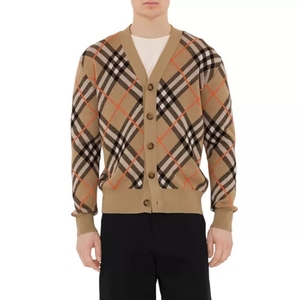 2026 new Winter Retro Loose High Collar Knitted <b>Cardigan</b> Men's / boy's Casual Custom <b>Cardigan</b> Men - Product Image 1